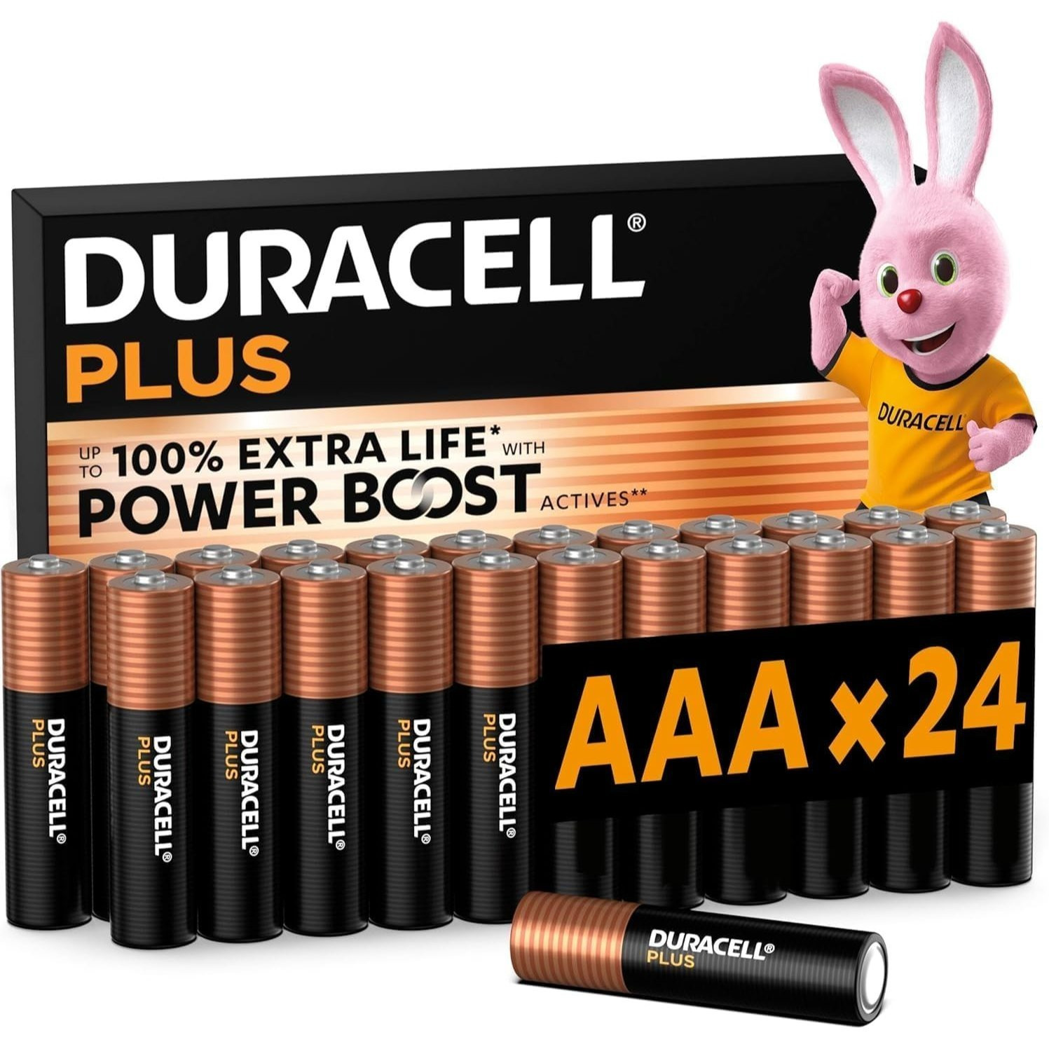 TEMU Duracell Plus Aaa Alkaline Batteries 24 Pack, 1.5v Lr03 Batteries For Gaming Controllers, Digital Cameras, Remotes & Everyday Devices