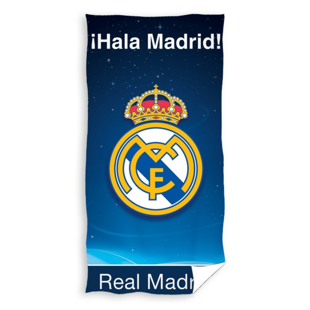 TEMU Toalla Real Madrid Oficial 70x140 cm, Microfibra 100% Poliéster, 240 g/m², Secado Rápido, 4 Diseños
