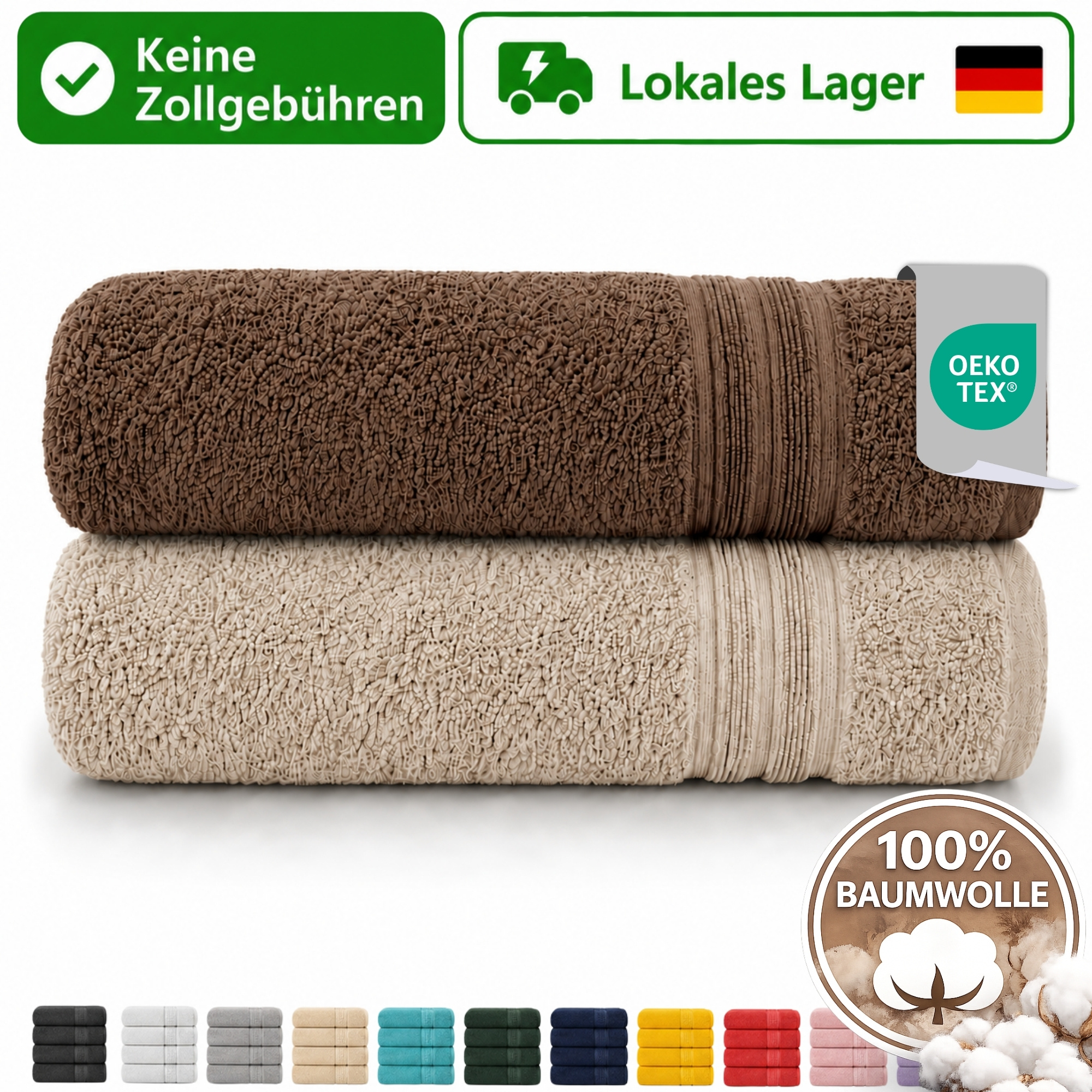 Image of Of Towels 100%, Towels, Shower Towel Bath Towel Sauna Towel, 50x100, 70x140, 80x200, 100x200 Cm