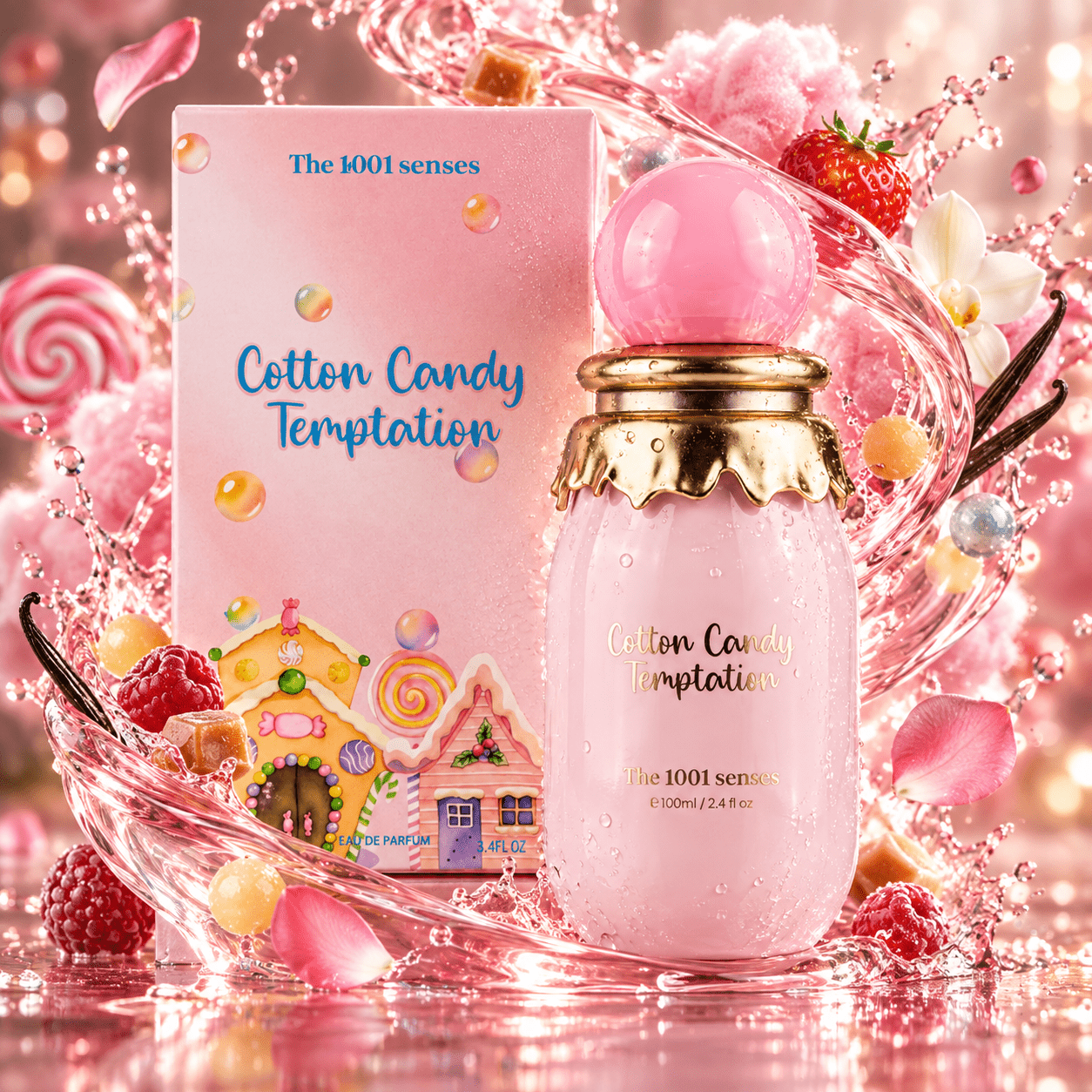 Image of Cotton Candy – Women's Eau De Parfume 100 Ml – Sweet Gourmand Fragrance