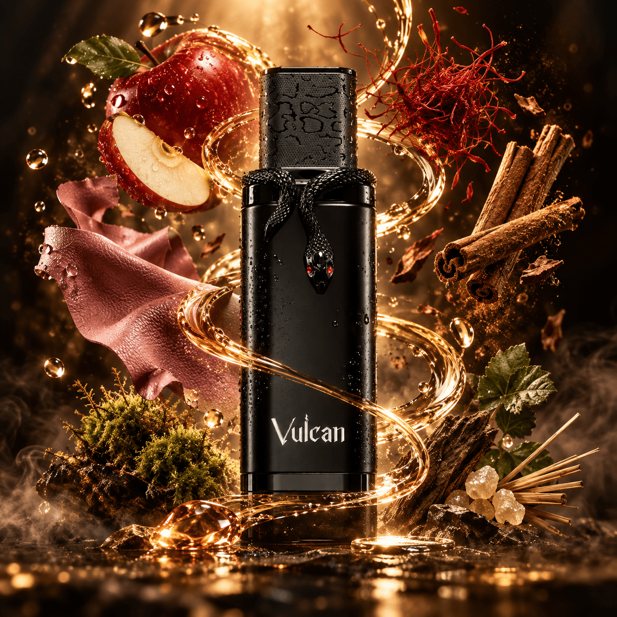 TEMU Black Friday Eau De Parfum voor heren, 100 ml - Leren, kruidige en houtachtige parfum met noten van , saffraan en
