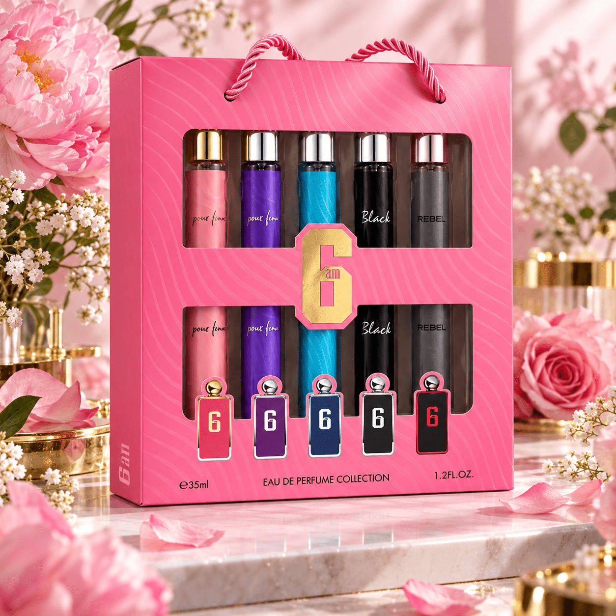 TEMU BOX 6 stuks GIFT 35ML*5 - PARFUM