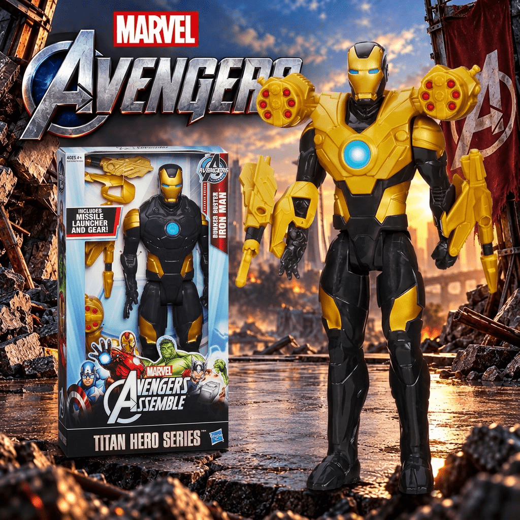 Image of Hasbro Iron Man + Shooting Launcher A6758