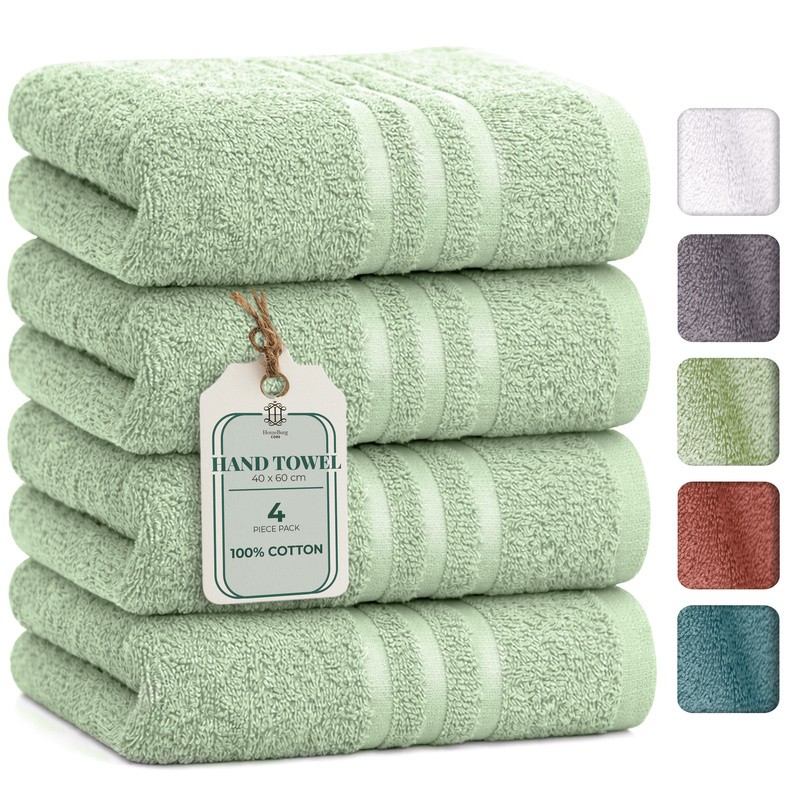 Image of Homeburg Core Terry Cloth Towels 400gsm 40 X 60 Cm (pack Of 4)