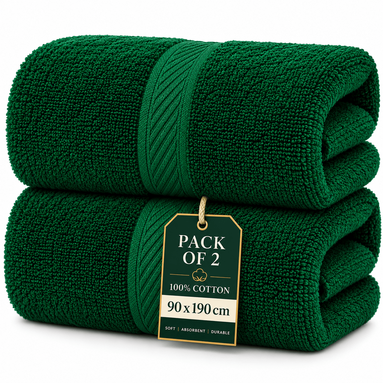 TEMU 2x Jumbo Bath Sheets 90 X 190 Cm- 600 Gsm – Extra Large Super Soft Absorbent Quick Dry Towels For Bathroom, Spa, Gym, Hotel & Travel