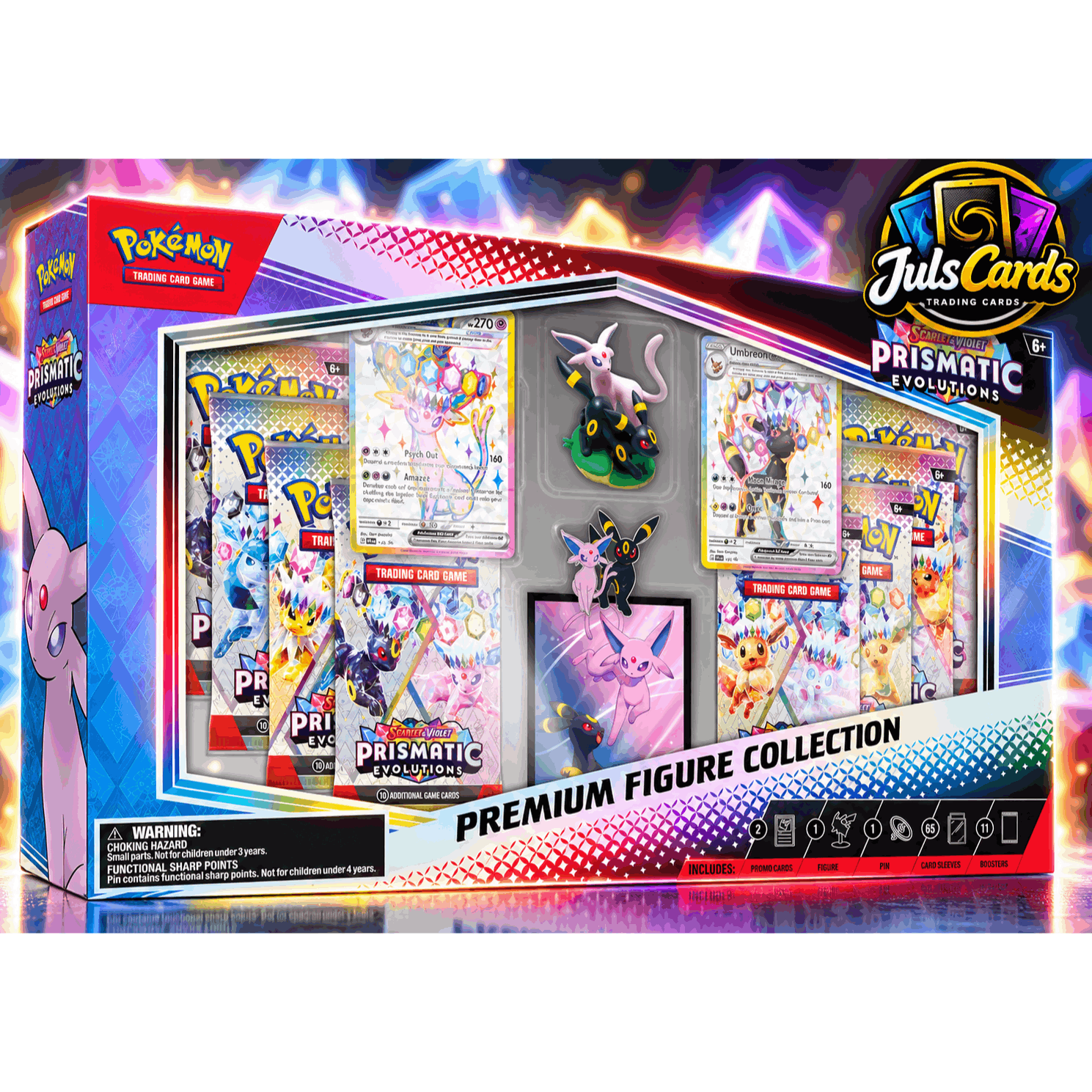 Image of - & Violet Prismatic Evolutions Premium Figure Collection Eng Neu & Ovp