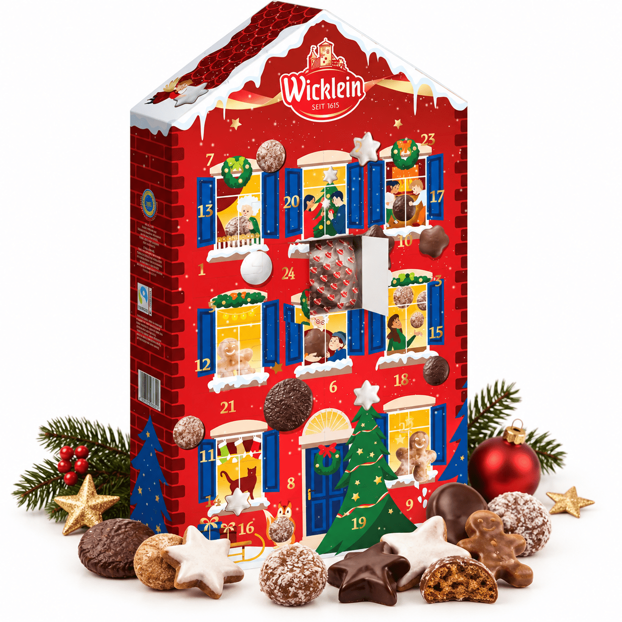 Image of Wicklein Advent Calendar Gingerbread House 318g