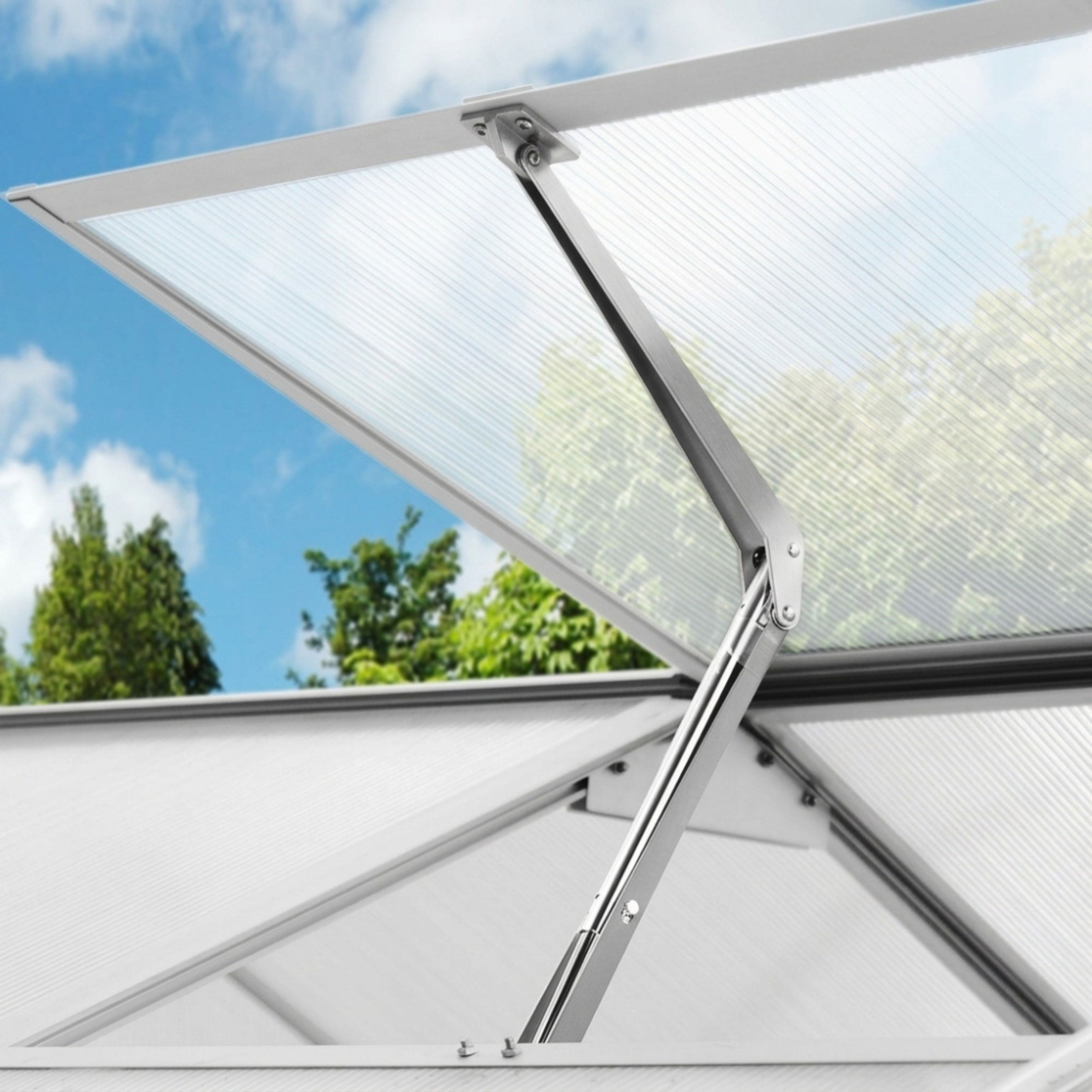 Image of Automatic Window Opener Greenhouse 7.5 Kg Lifting Force 45cm Opening Height Opening Angle Window Lifter