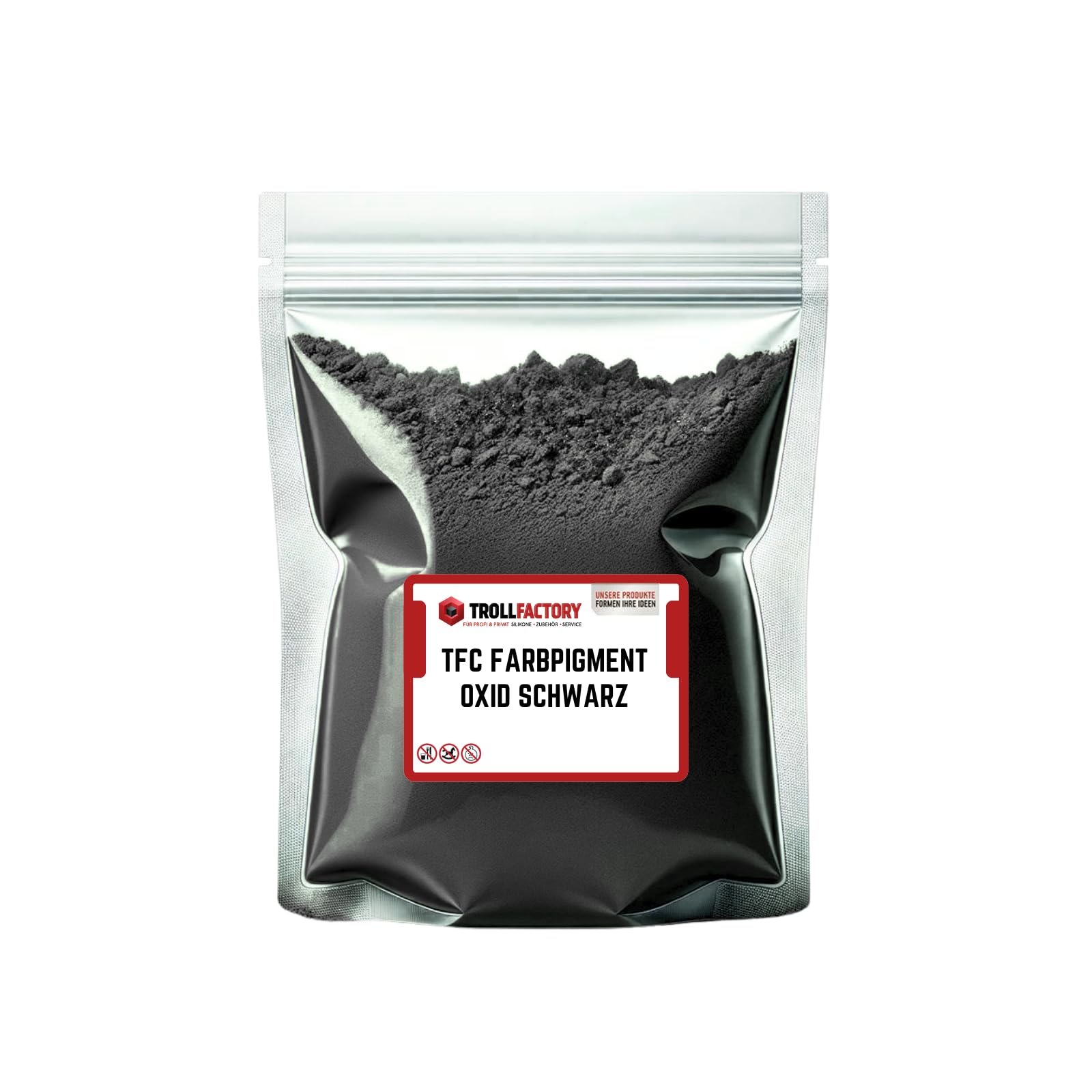 Image of Tfc Black Oxide Color Pigment – High-coverage Pigment Powder For Relief Casting Materials Like , Plaster, Epoxy Resin, And Concrete, Matte, Lightfast, And Weatherproof
