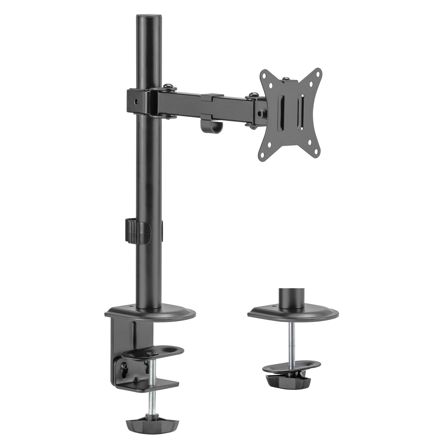 TEMU Supporto per Monitor LCD Maclean MC-572N, Braccio Singolo VESA 75 x 75 & , Carico Massimo 9kg per Monitor da 17 a 32
