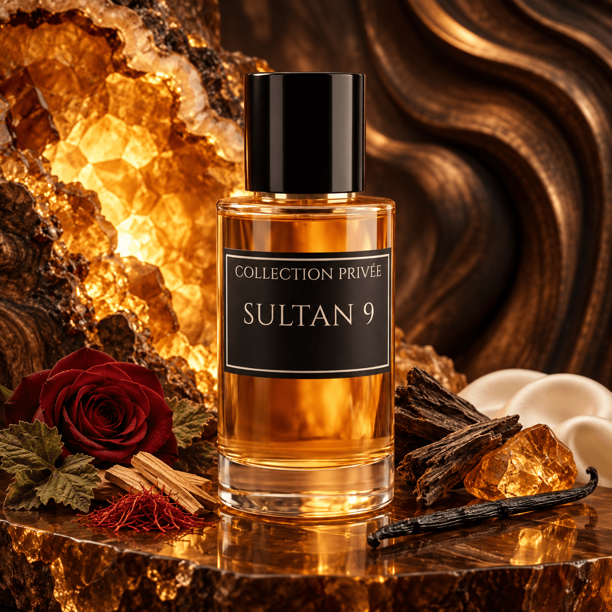 TEMU COLLECTION PRIVÉE 9 Eau de Parfum 50ml - Parfum Unisexe, Fragrance Orientale , Senteur Musc et Bois de Oud, Vaporisateur de Luxe, Cadeau