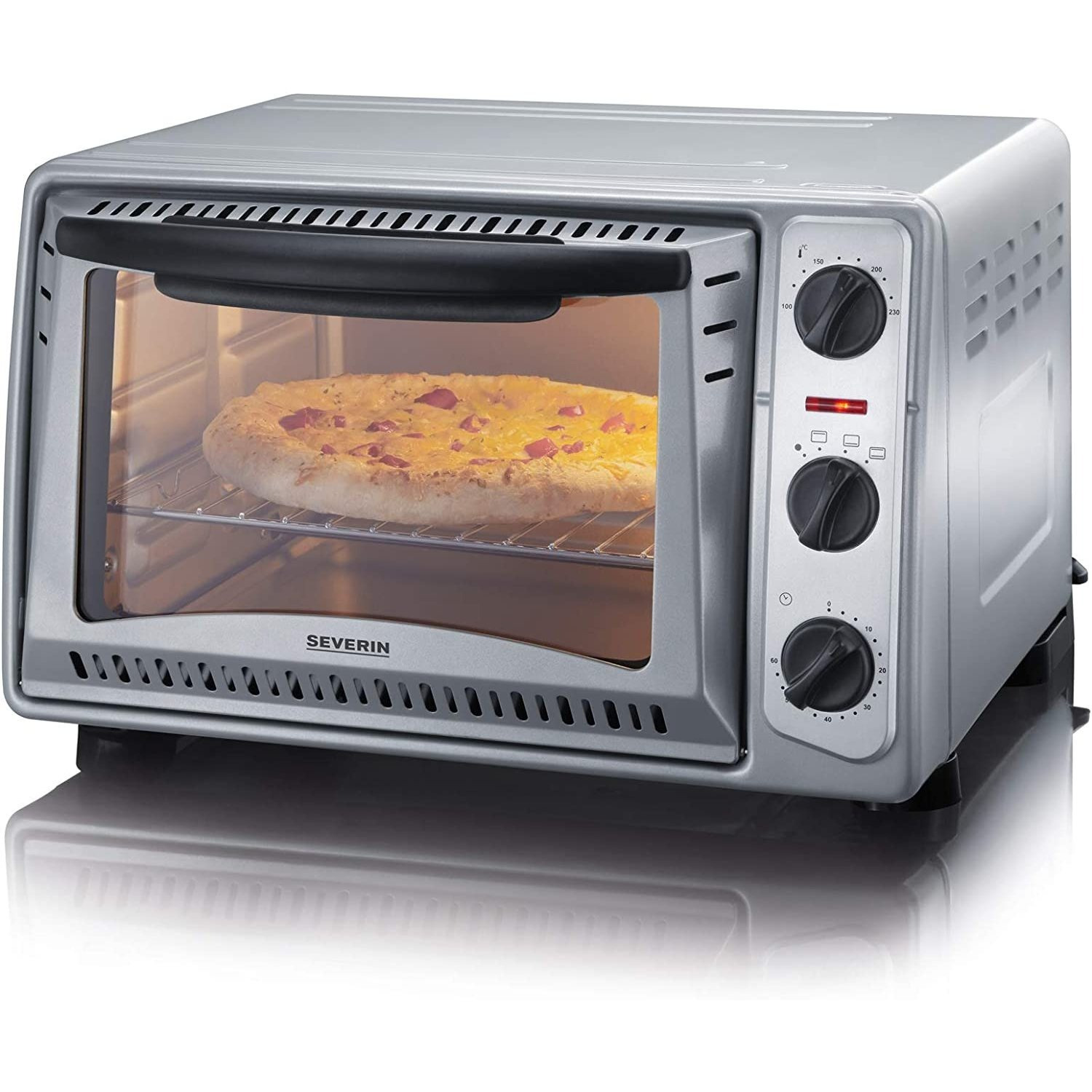 Image of To 2045 Back- And Toast Oven - 1,500 W, 60-minute Timer, Top/bottom Heat, Up To 230 °c, For Pizza, Cake & Casseroles - B-stock