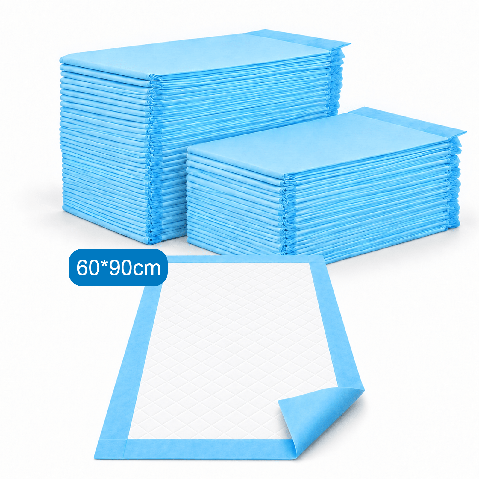 TEMU Empapadores para Perros 40/100 Unidades, 40×50/60×60/60×90 cm, Empapadores Desechables para Perros, Almohadillas Absorbentes para Cachorros y
