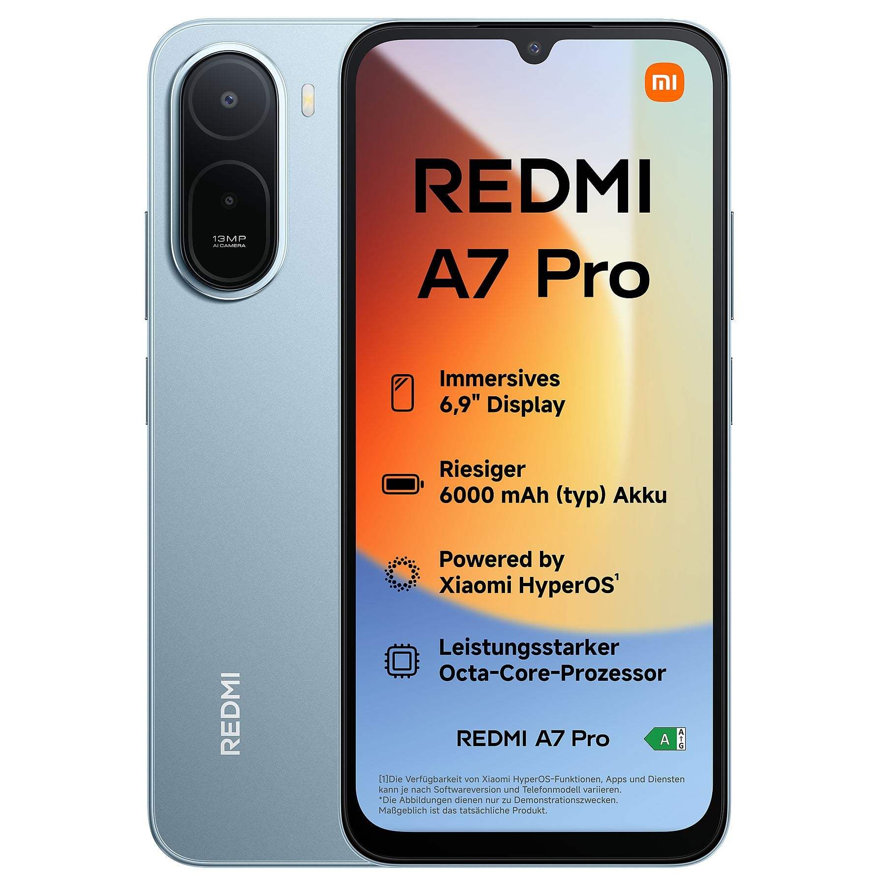 Image of Xiaomi Redmi A7 Pro | Smartphone | Long-lasting 6000 Mah Battery | High-performance -core Processor | 6.9-inch Display | 120hz Hd+ Display | Ai Camera | 3 | | -free Phone