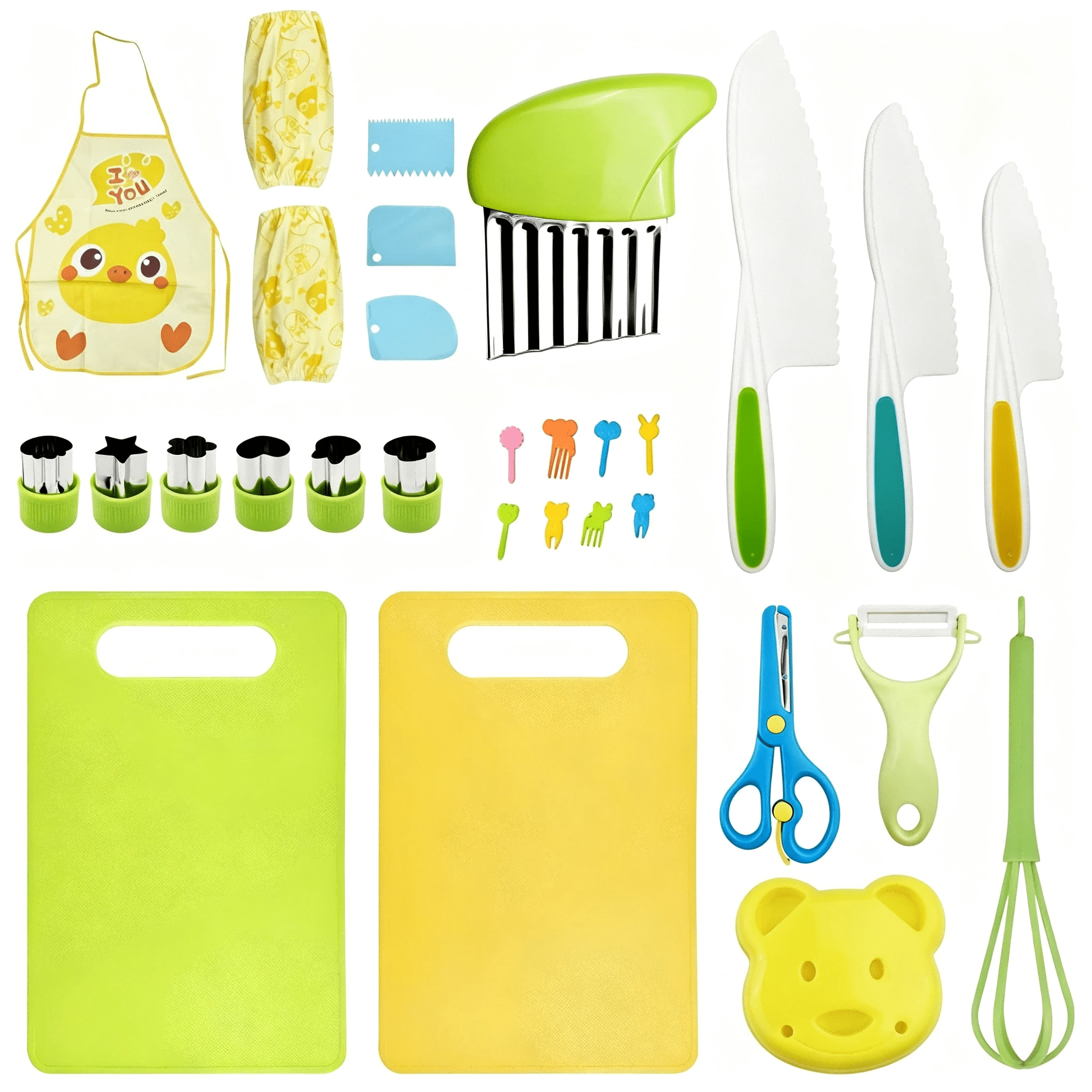 Image of Kids Plastic Pretend Play Cookware Set, Kitchen Cooking & Cutting Toy Set, Includes Toy Plastic Kitchen Knife, Simulation Role Play Kitchen Toy, Christmas Gift, Halloween Gift For Kids