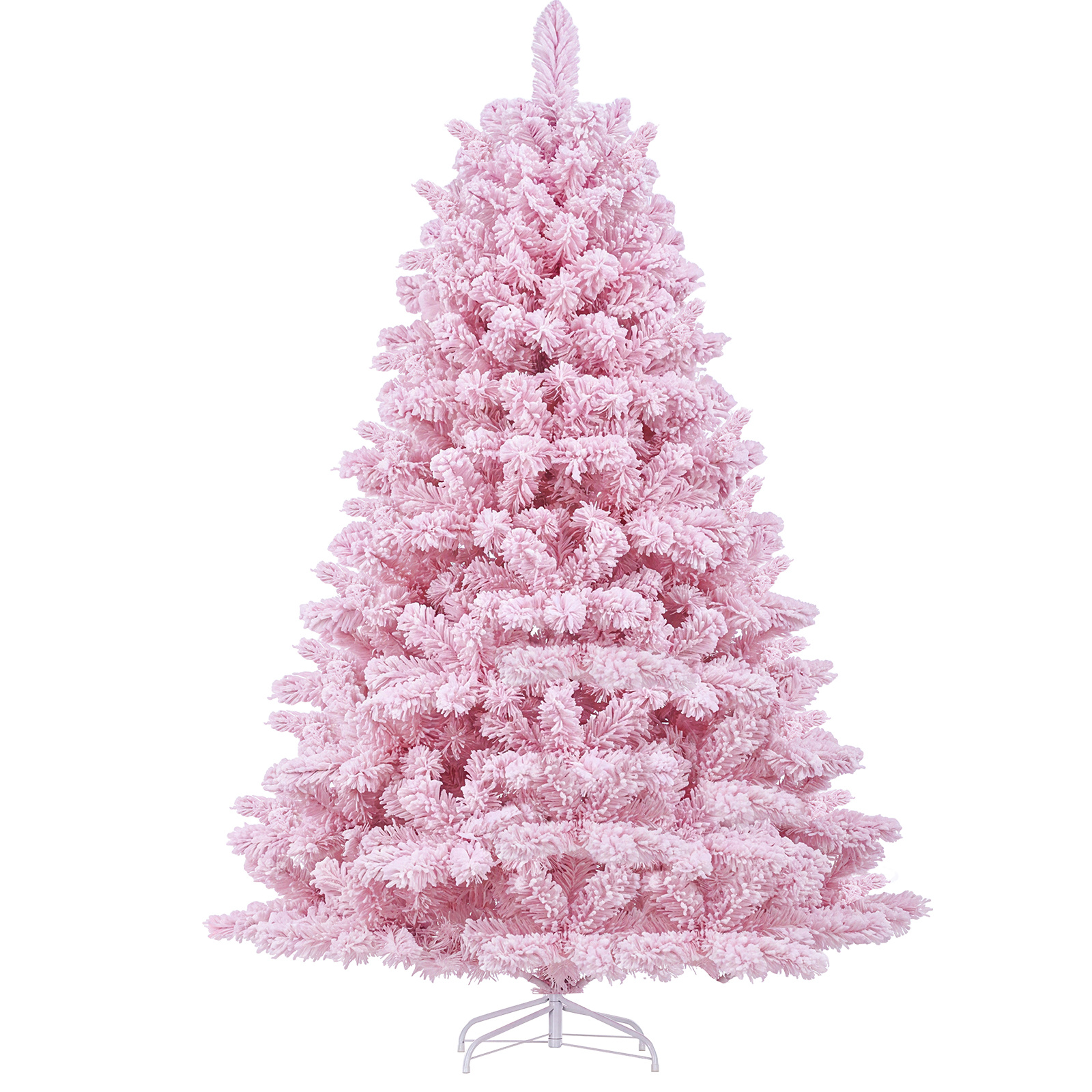 Image of Artificial Christmas Tree 192cm - Test Winner - Easy-fold-system, Lifelike & Christmas Tree - With Diy Decorative Ribbons, Stable Metal Stand, Green