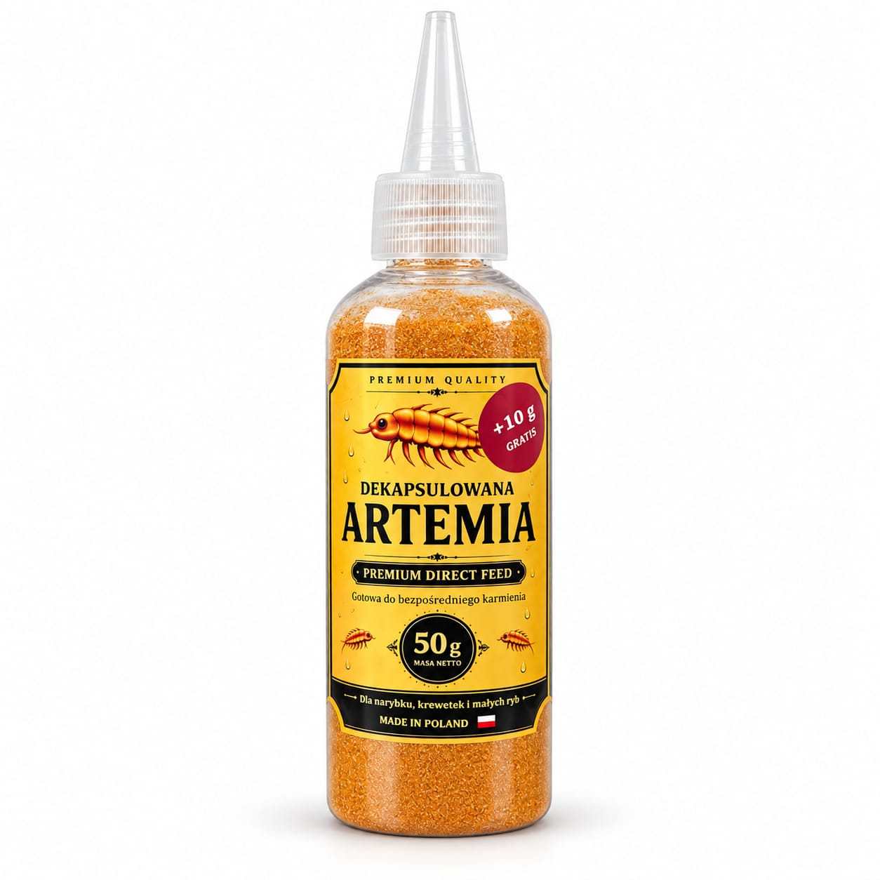 TEMU ARALSEA Artemia decapsulata 60g Mangime per avannotti, gamberetti e pesci piccoli 50g + 10g in omaggio