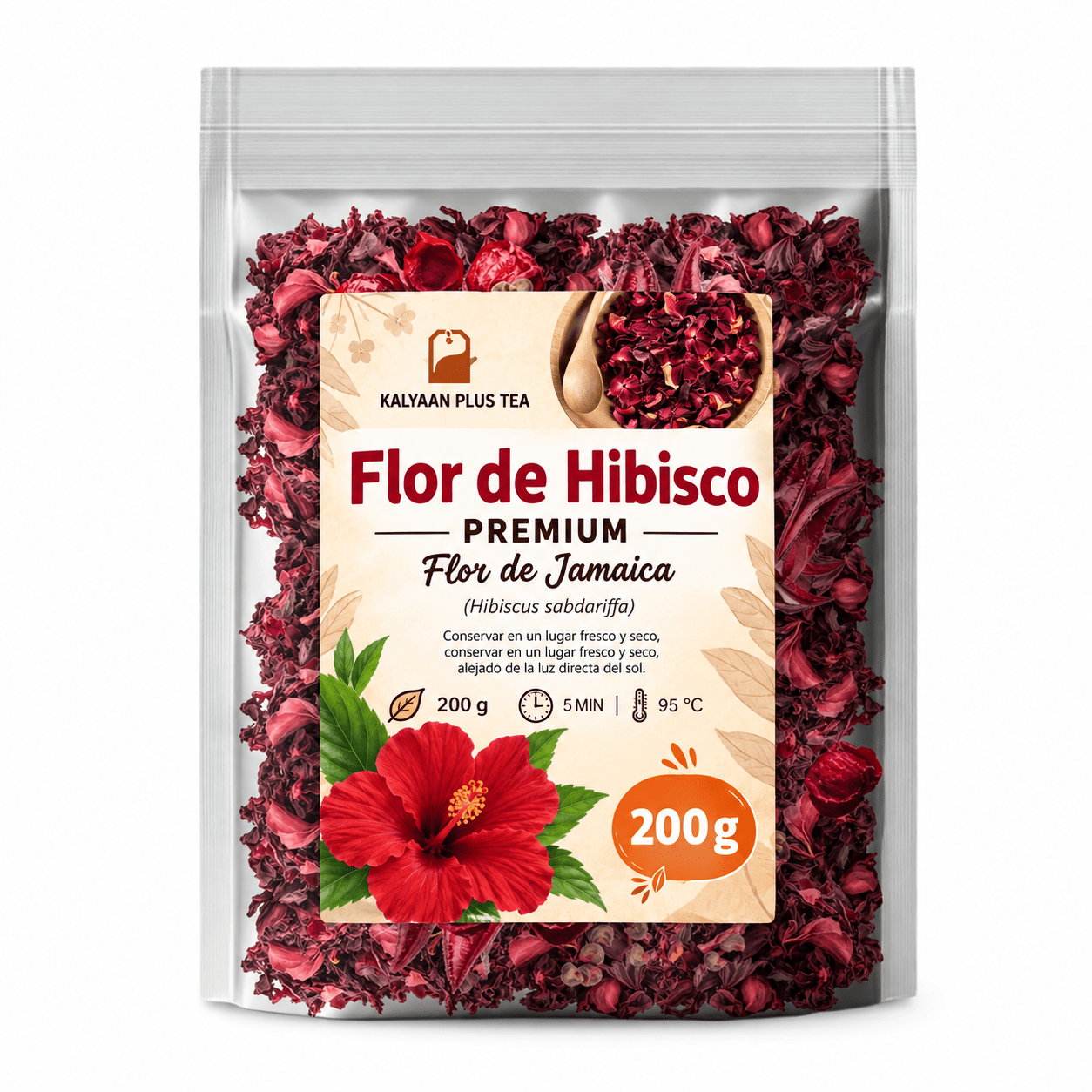 Image of Hibiscus Flower Hibiscus Jamaica, Premium Hibiscus, Hibiscus Sabdariffa, Hibiscus Leaves For Infusion, Herbal Tea In Bulk, Whole Flowers For Jamaica Water, Cold And Hot Drinks