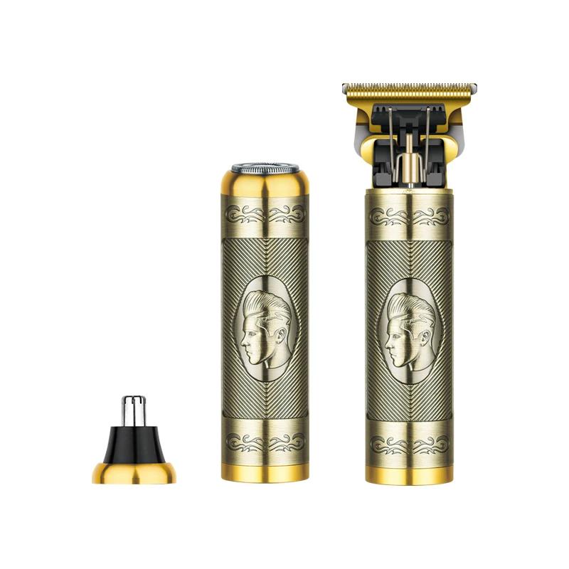 TEMU Cortadora de Pelo Eléctrica DL-1619 con Pantalla LED Digital, Recargable, para Hombres, para Cortar el Cabello, Afeitar y Recortar el de la