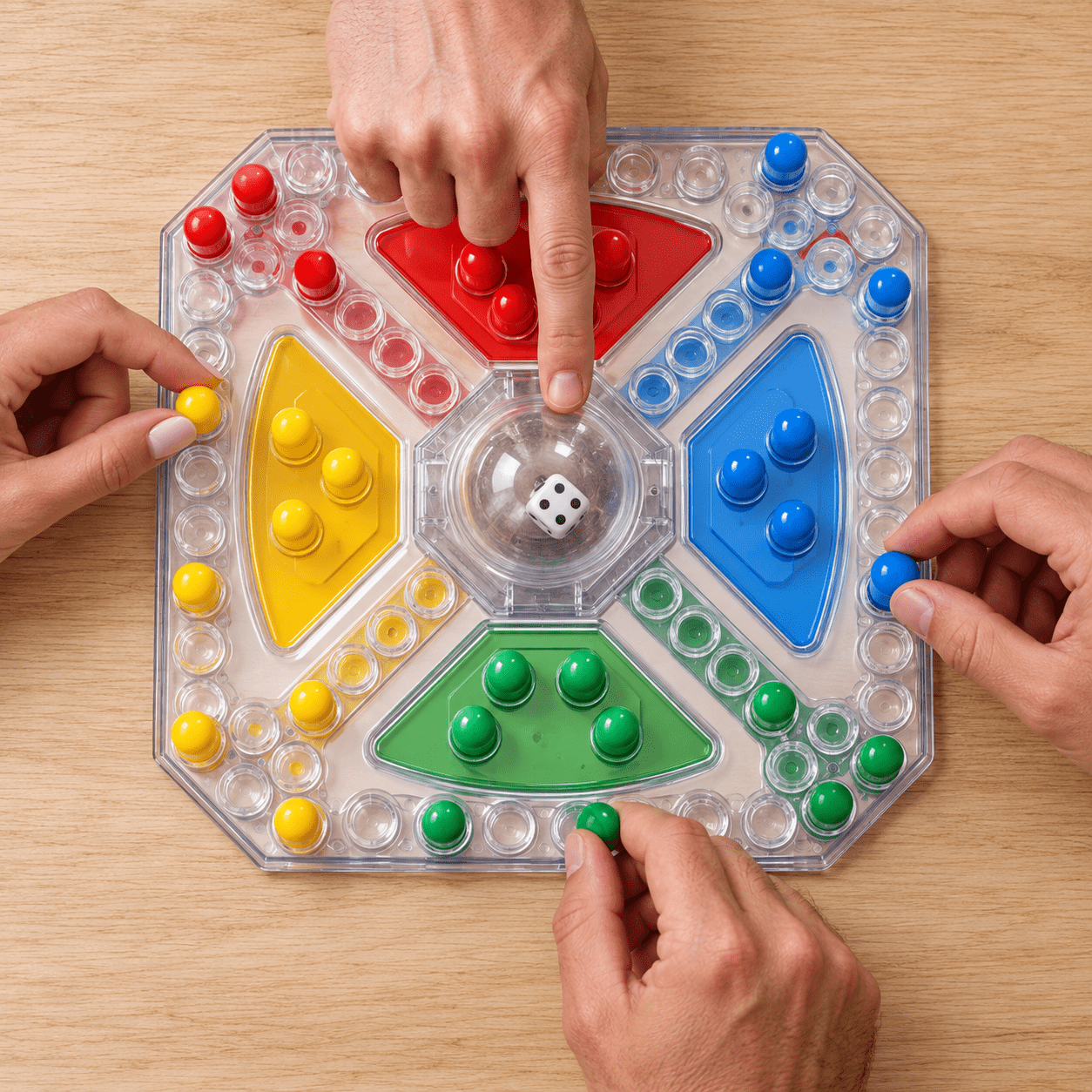 Pop-Dice Race Board Set, Strategy Game