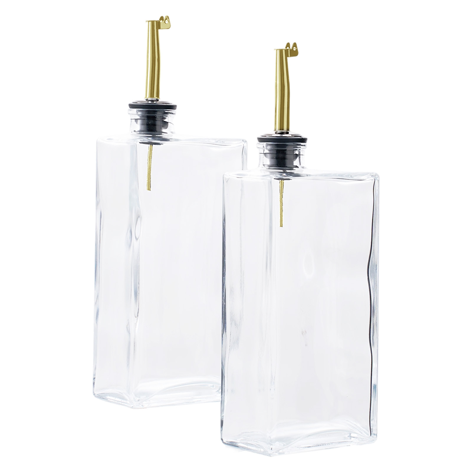 TEMU 2pcs Olive Oil Dispenser For Kitchen, 350ml Oil Bottles, Voil And Vinegar Set, Bottle, Soy Sauce And Coffee Syrup Bottles With Drip-free Spouts