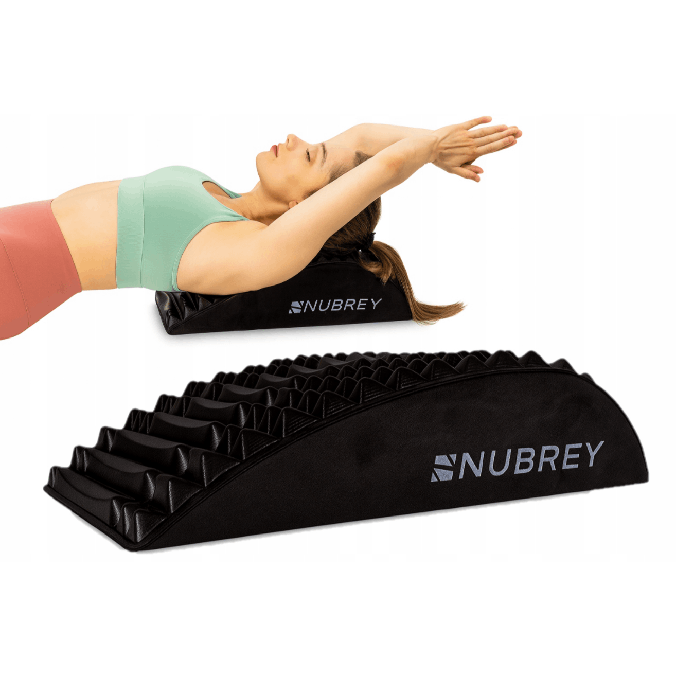 Image of Spine Massager, Back Stretcher, And Lumbar Support Cushion