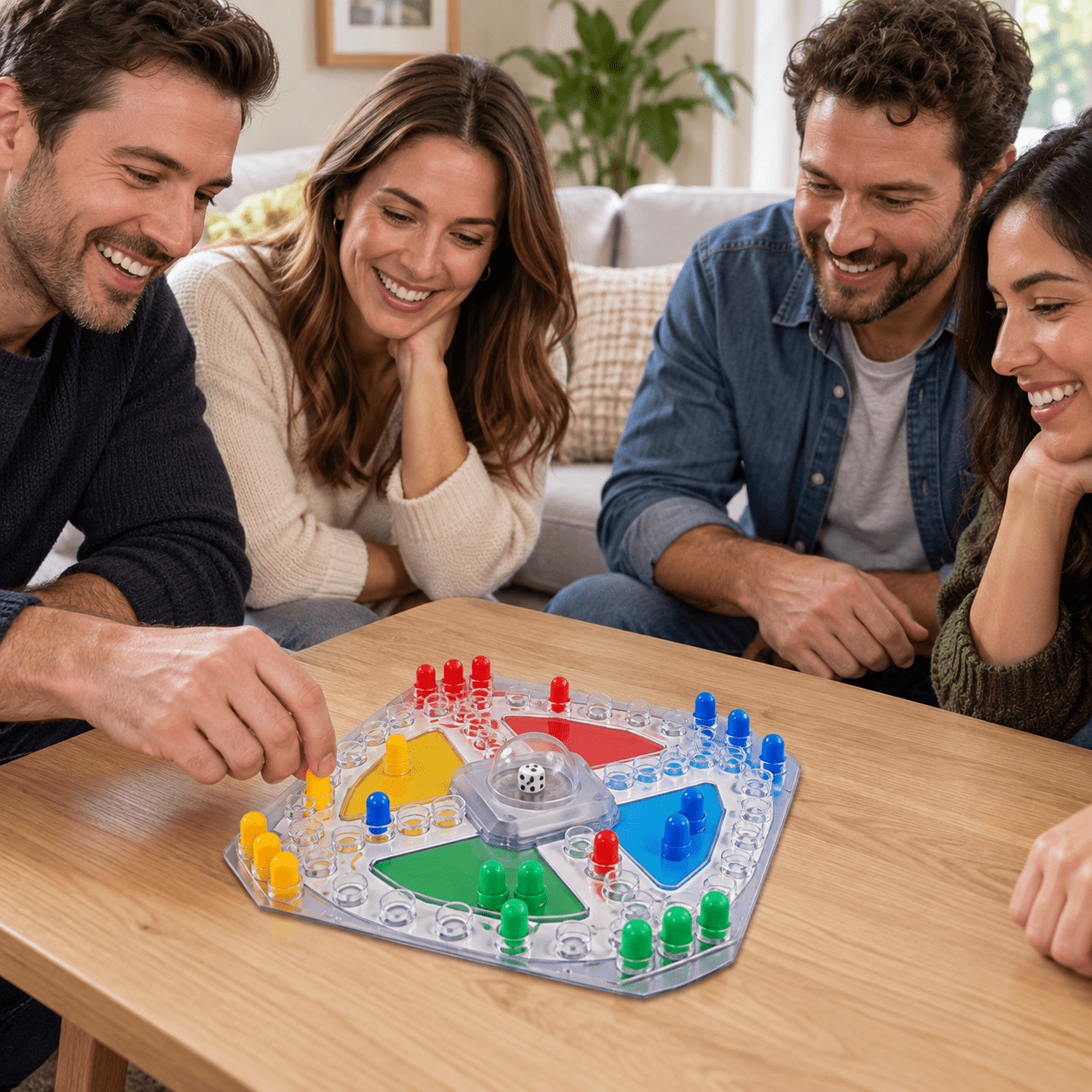 Pop-Dice Race Board Set, Strategy Game