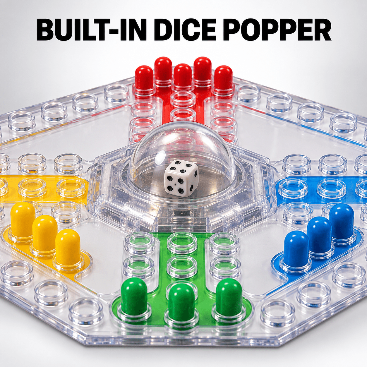 Pop-Dice Race Board Set, Strategy Game