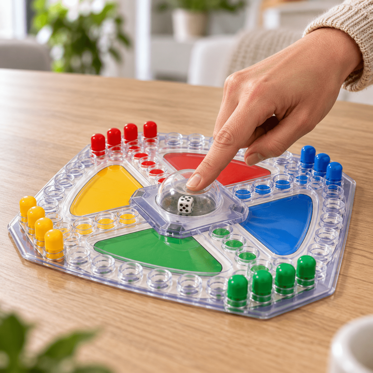 Pop-Dice Race Board Set, Strategy Game