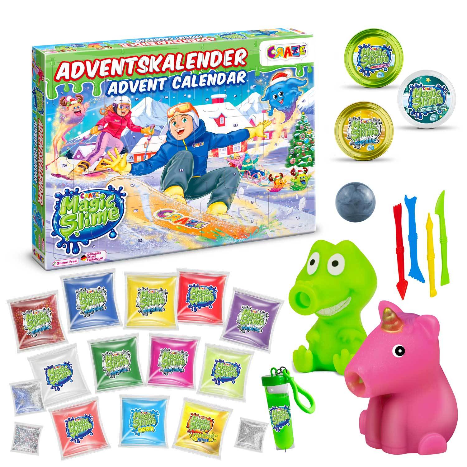 Image of Advent Calendar For Kids - Christmas Calendar With Slime For