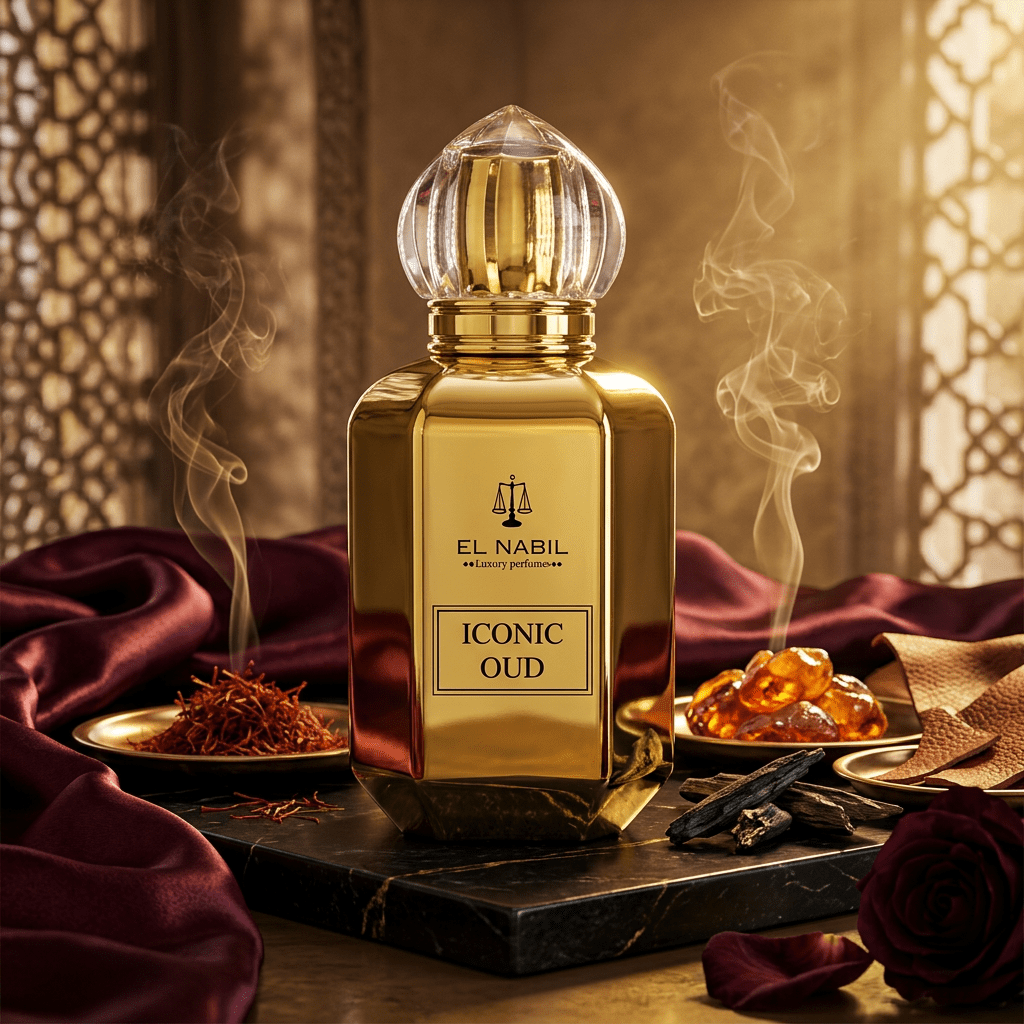 TEMU Iconic Oud – Eau de Parfum Homme 65 ml, Safran, Rose, Oud, Cuir et , Parfum Oriental