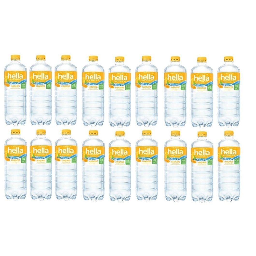 Image of 18 Bottles Hella Near Water Mandarin 750ml, €3.00 Disposable Pet Still Mineral Water