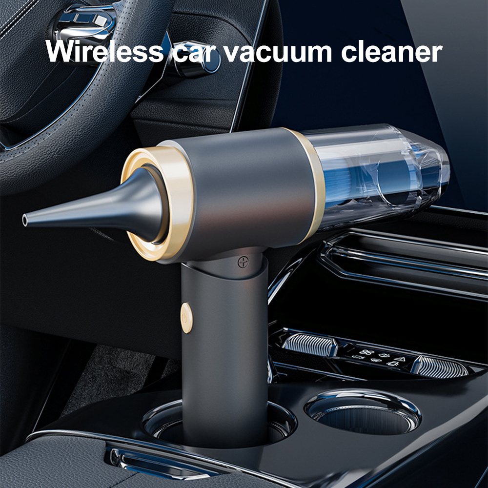 Image of Cordless Handheld Car Vacuum Cleaner, 5000pa Rechargeable Mini Vacuum With Brushless Motor & 4‑in‑1 Accessories, Powerful Auto‑cleaning For Car Vents, Keyboard, Sofa , Window Crevices & Home Use