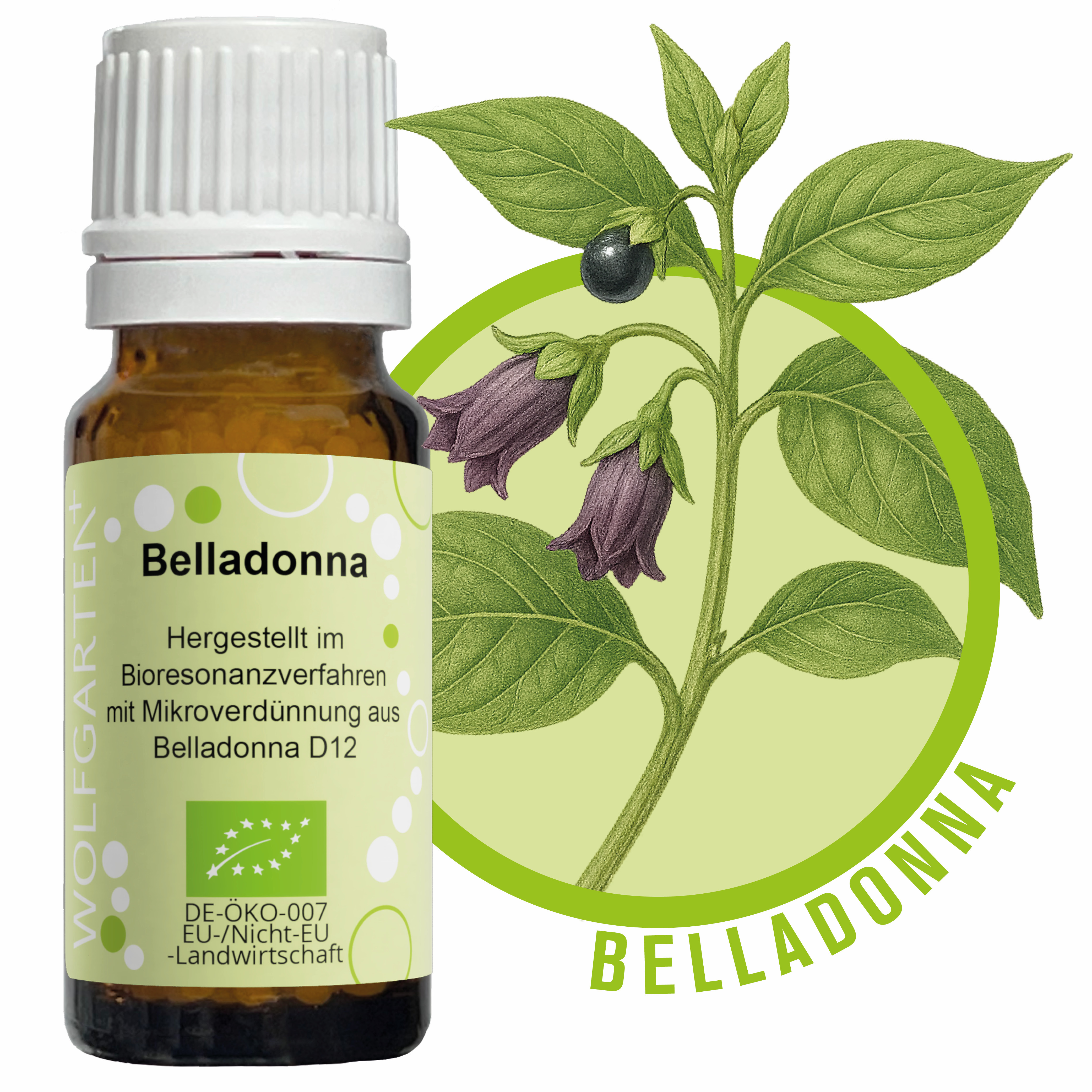 Image of Belladonna Beads • For Children And Adults • With Micro- Of Belladonna D12 • 10g • De-öko-007