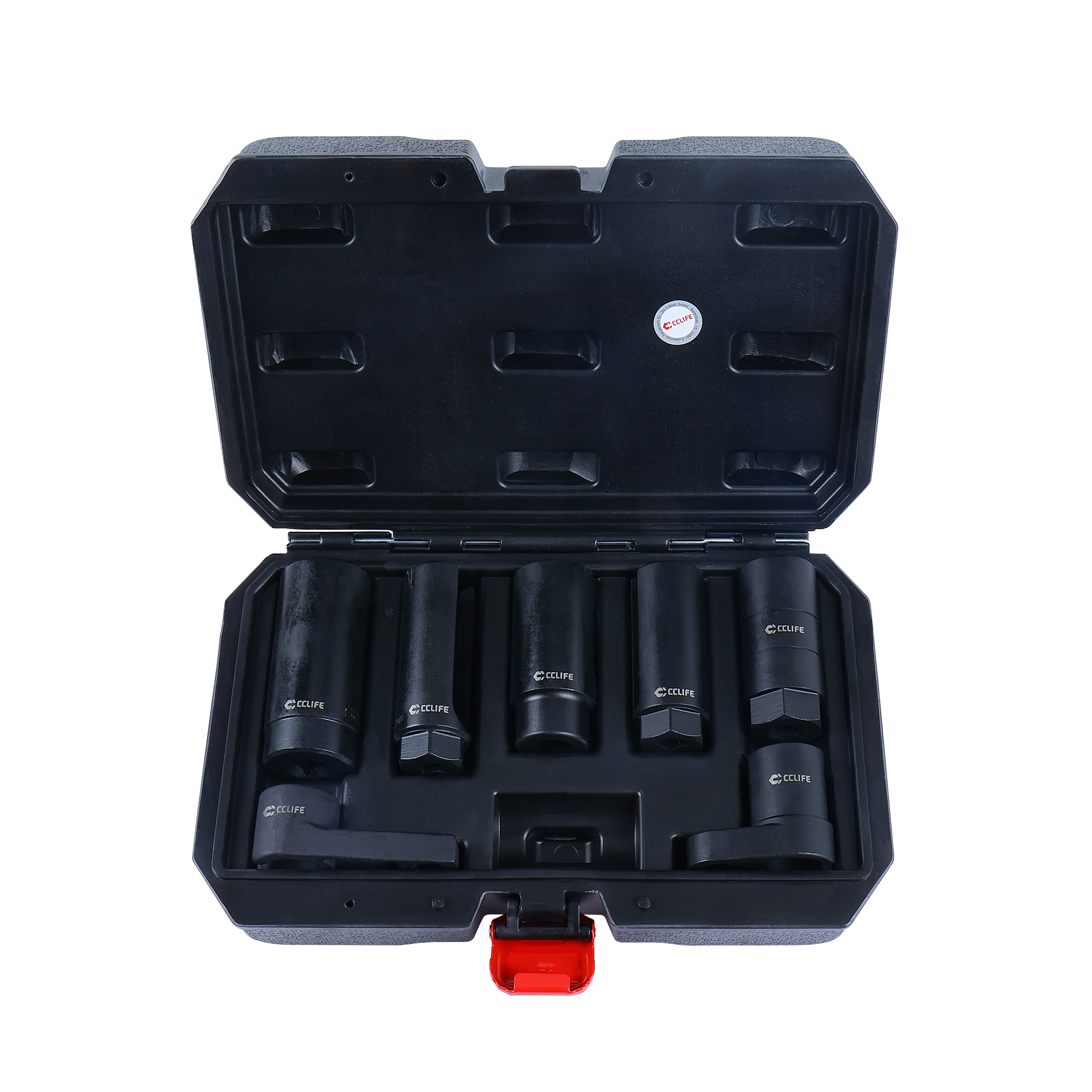 Image of Oxygen Sensor Tool Set, 7-piece, 22/27/29mm, 1/2" & 3/8