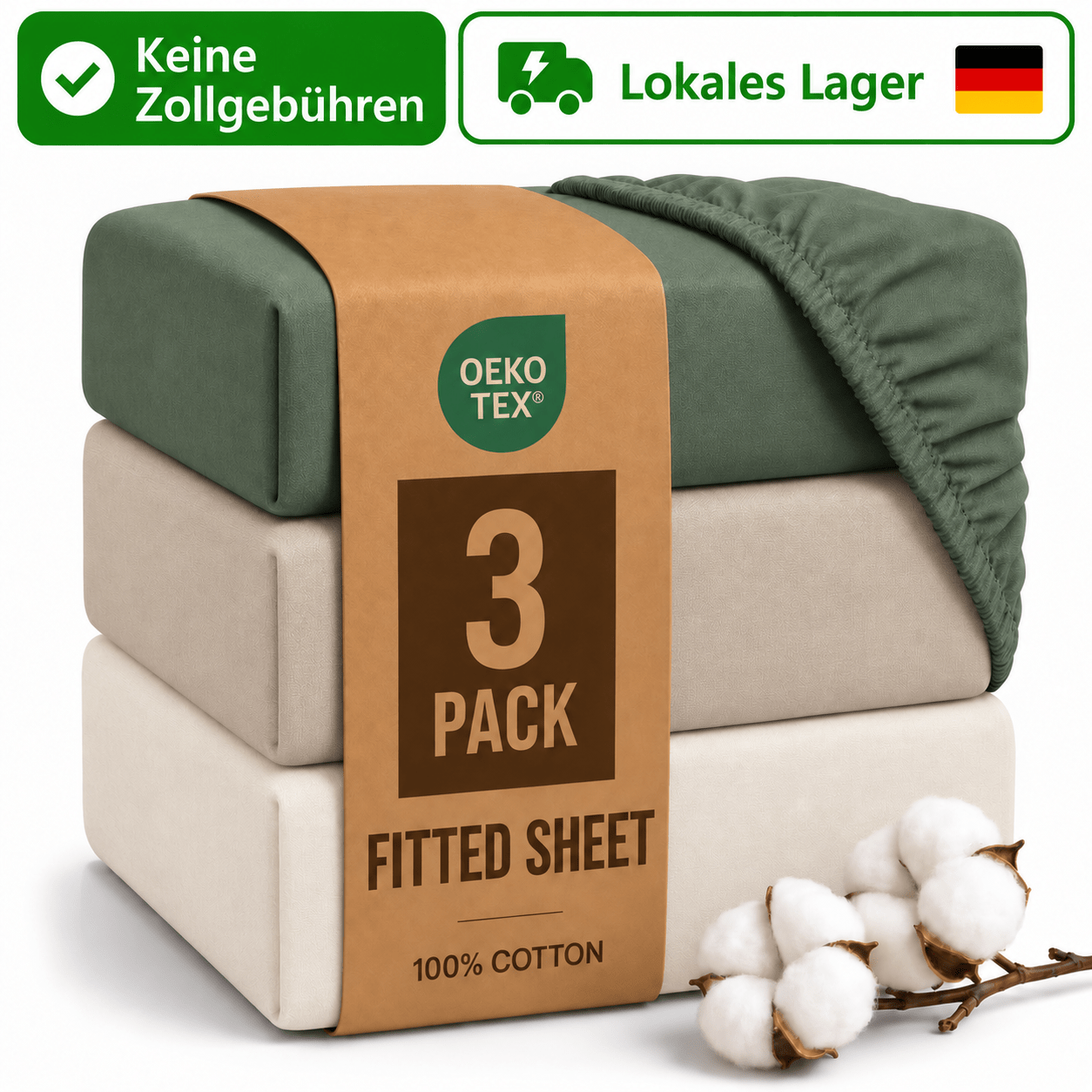 TEMU 3rd Set Of Stretch Bed Sheets 100% With Rubber Band, Soft Stretch Sheets For Mattresses, -tex Certified, 90x200, 140x200, 160x200, 180x200,