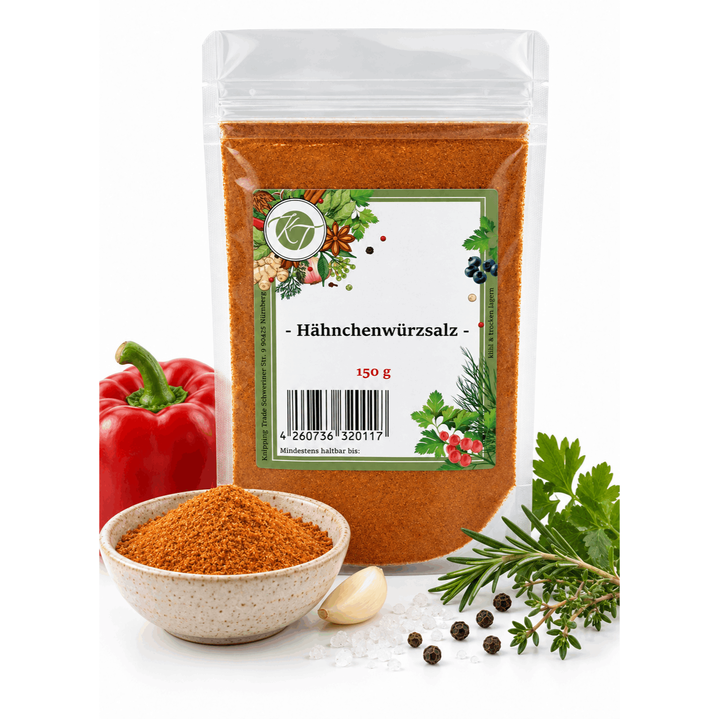 Image of Kt Chicken Seasoning Salt For Poultry Dishes - 1a Quality