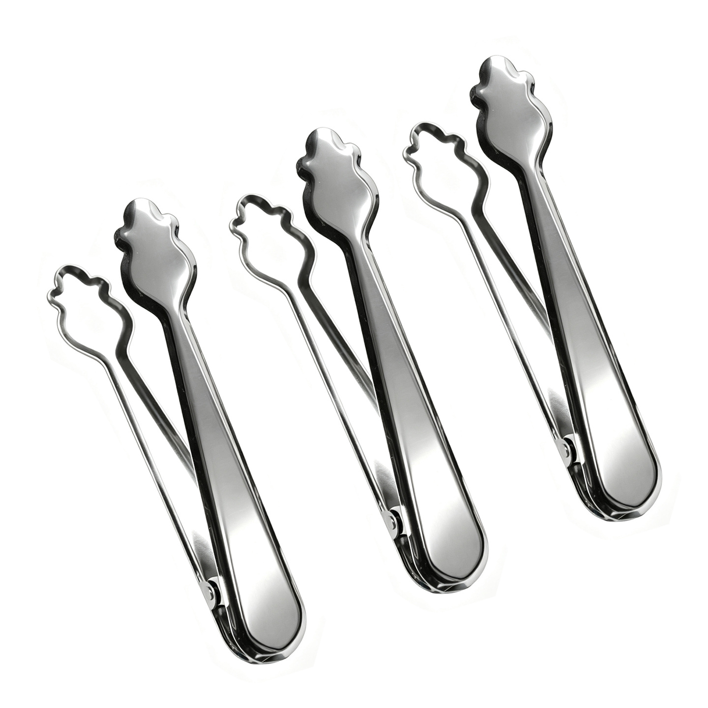 TEMU Pinza de cocina para pan de acero inoxidable, Pinzas de acero inoxidable para alimentos / Pinza pequeña de cocina multifunción / Pinza de