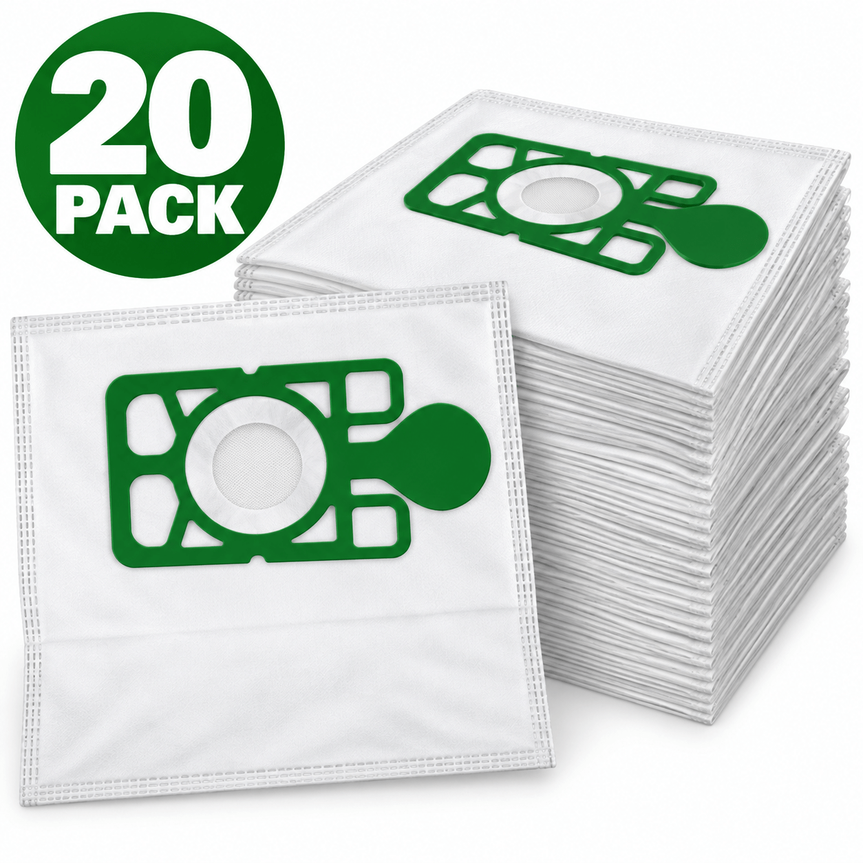 TEMU 20 Pack Nvm-1ch Microfibre Vacuum Cleaner Dust Bags Compatible With Numatic Henry Harry 604015 907075