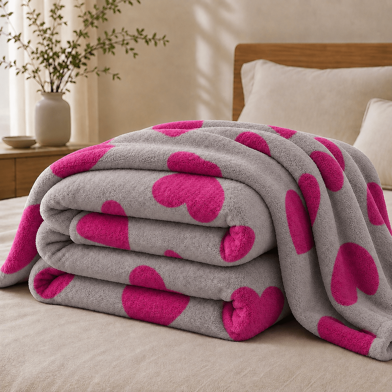 TEMU OsoNube – de Franela Estampada, 130 × 160, 160 × 220 y 220 × 260 cm, Microfibra 100 % Poliéster Extrasuave, para Sofá, Cama y como Plaid
