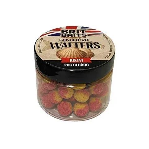 BritBaits Method Feeder Oldódó Wafters Bojli 10 mm – Kagyló & Fűszer – Pontyhoz és Kárászhoz, 20 g: retailer-supplied image