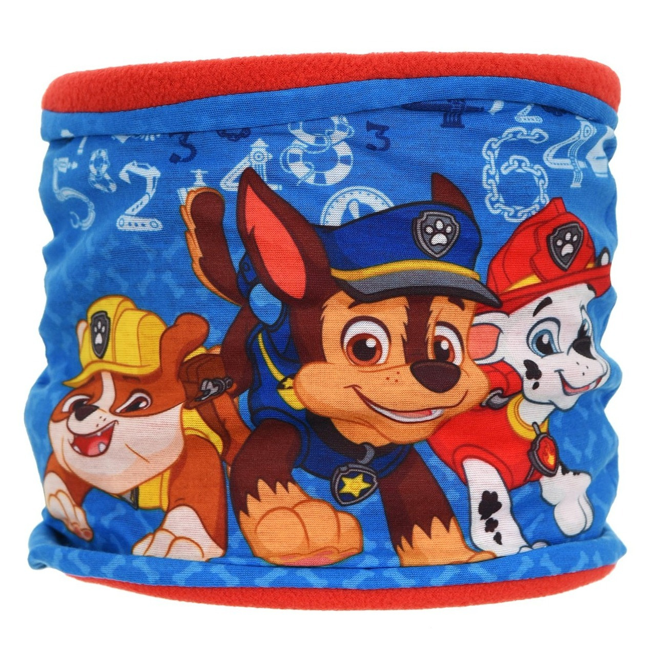 Image of Paw Tube Scarf Boys Loop Scarf Multifunctional Tuch Winter Fleece