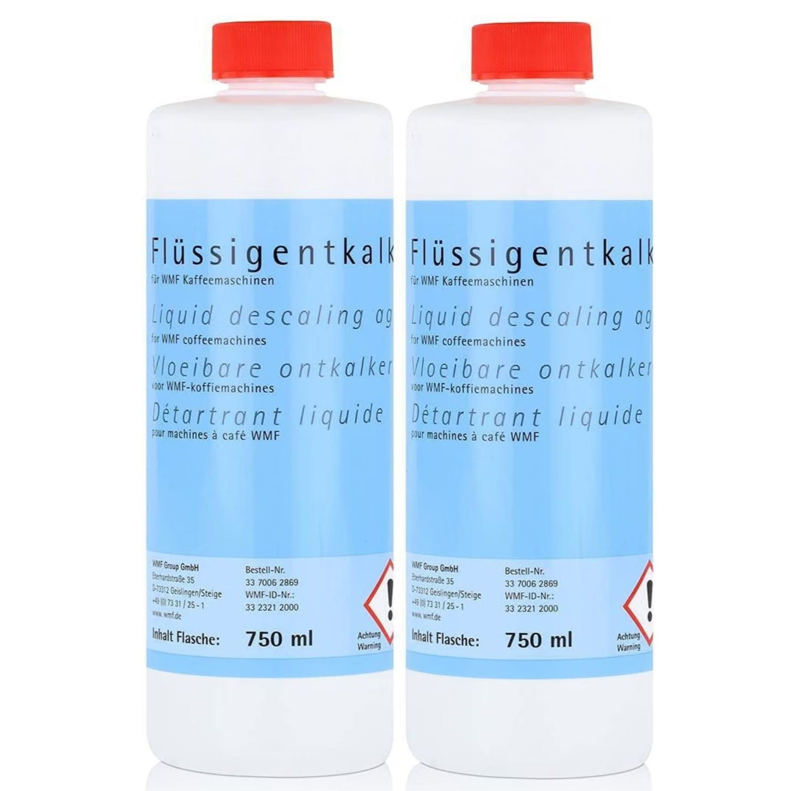 Image of Wmf Liquid Descaler 750ml For Wmf Coffee And Espresso Machines (2-pack)
