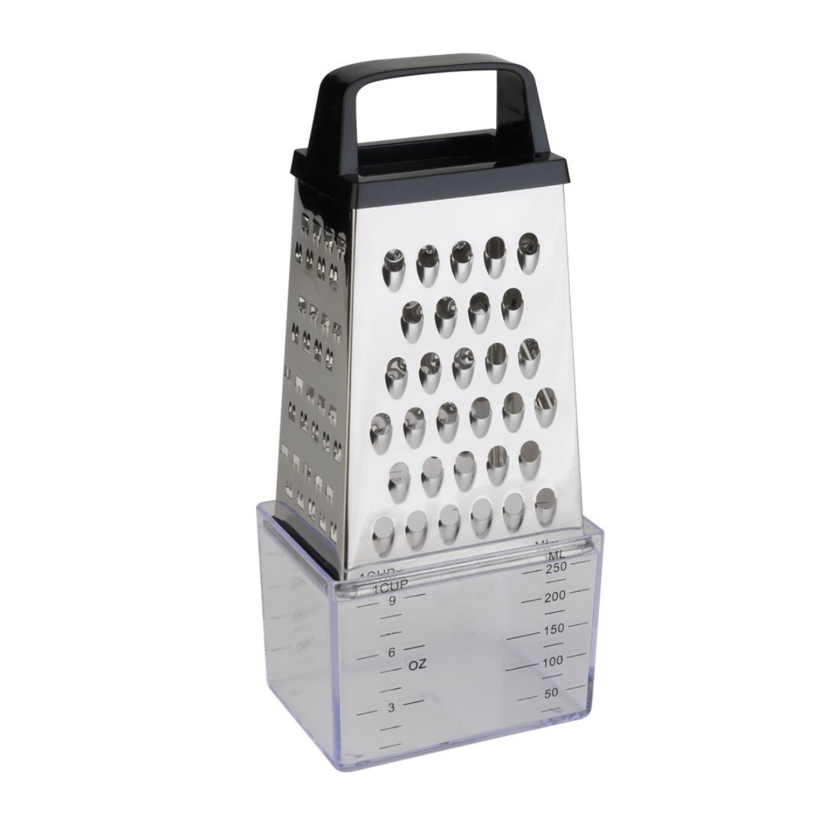 TEMU shopping – Rallador de Acero Inoxidable con Recipiente Medidor | para Rallar y Cortar | Cocina Práctica