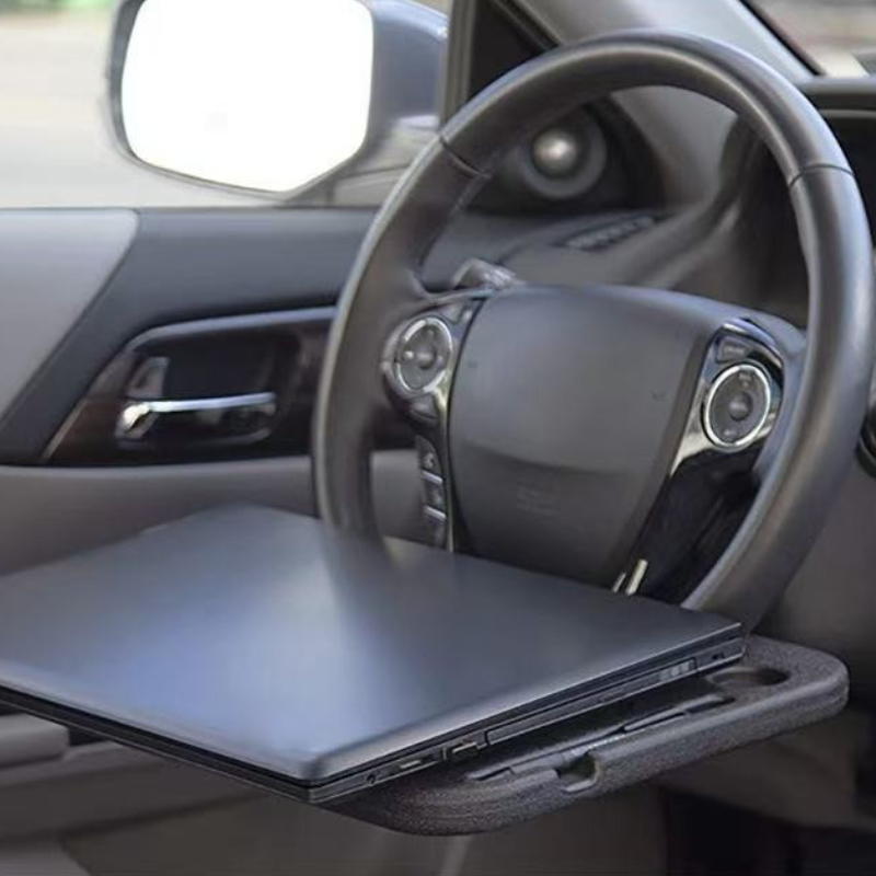 Multifunctional Steering Wheel Desk, Car Mounted Laptop Stand