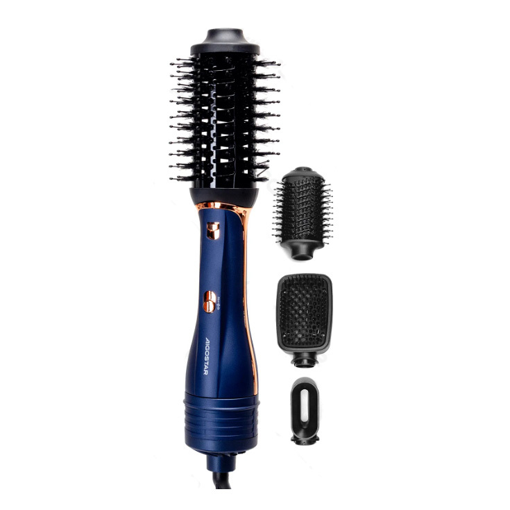 TEMU El Aigostar Cepillo Secador de Pelo 1200W potencia y versatilidad en un diseño , ideal para secar, moldear y dar volumen al cabello con