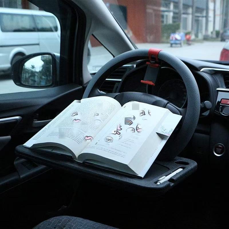 Multifunctional Steering Wheel Desk, Car Mounted Laptop Stand