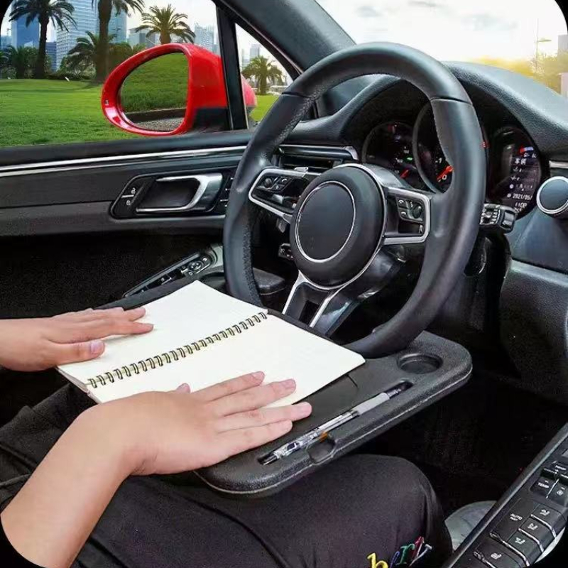 Multifunctional Steering Wheel Desk, Car Mounted Laptop Stand