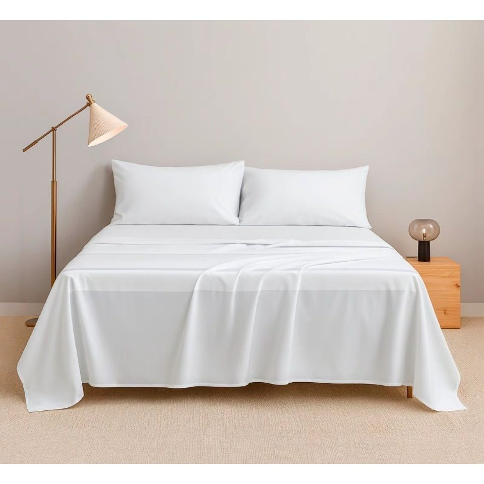 TEMU Set Completo Lenzuola Matrimoniali in 100% Cotone �� Eleganza e Professionale per Casa e B&B