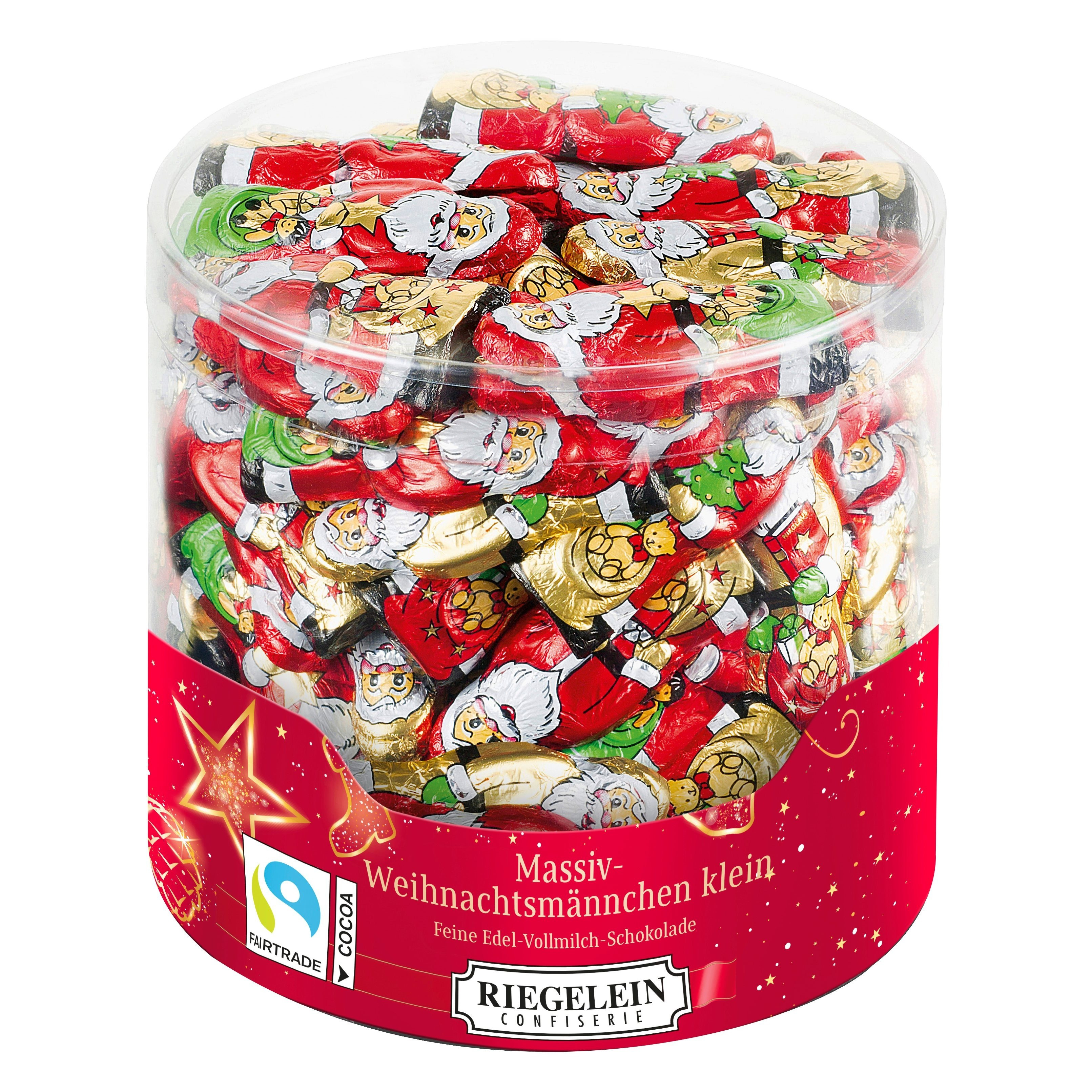 Image of Little King Massiv Mini Christmas Men Made Of Fine Edel-vollmilchschokolade Fairtrade 63x 7.5g (472.5g)
